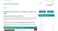 Desktop Screenshot of director-webgratuit.eu