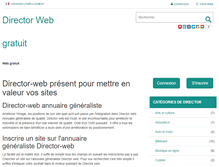Tablet Screenshot of director-webgratuit.eu